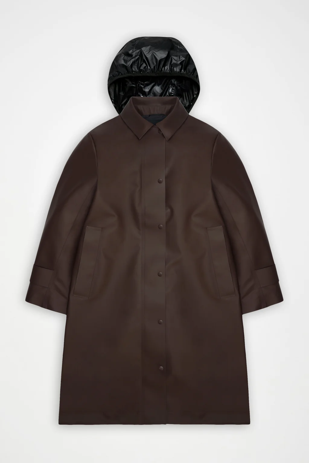 Rains 21520 Nara W long jacket W3 bark - Afbeelding 2