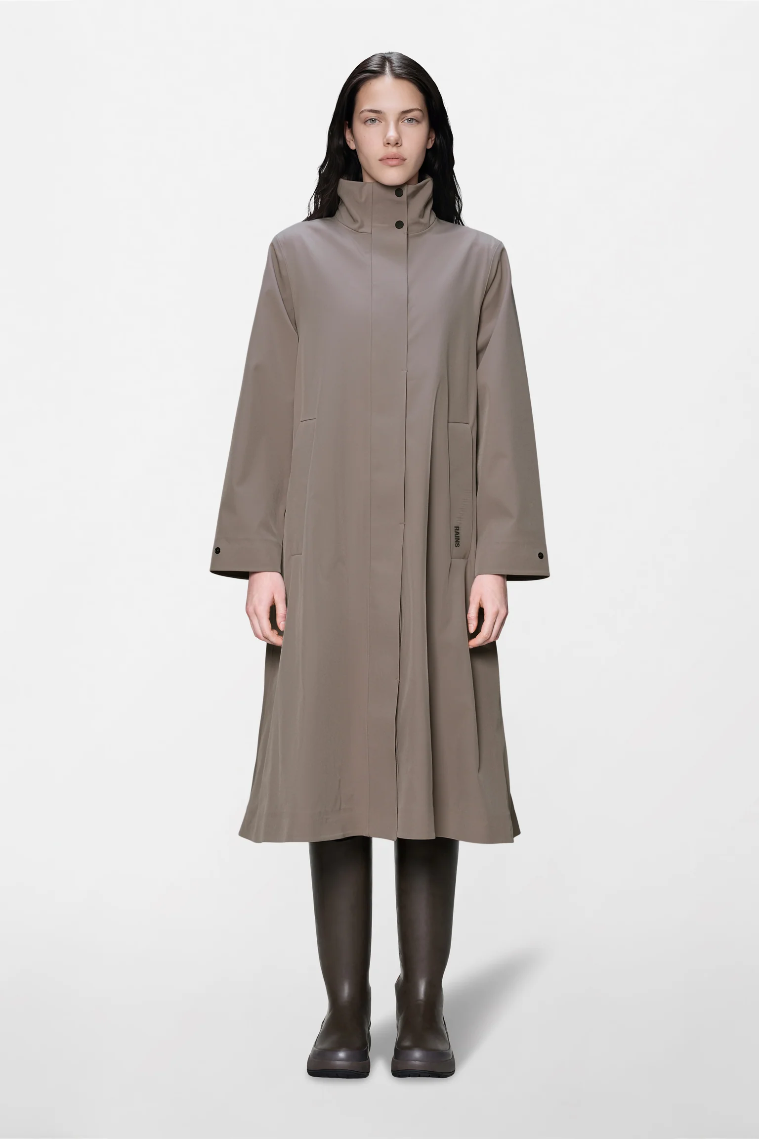 Rains 12590 Suva softshell a-line jacket W3T2 cinder